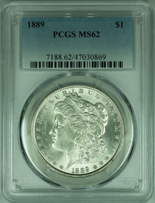 1889 Morgan Silver Dollar Coin  PCGS MS-62   (39)