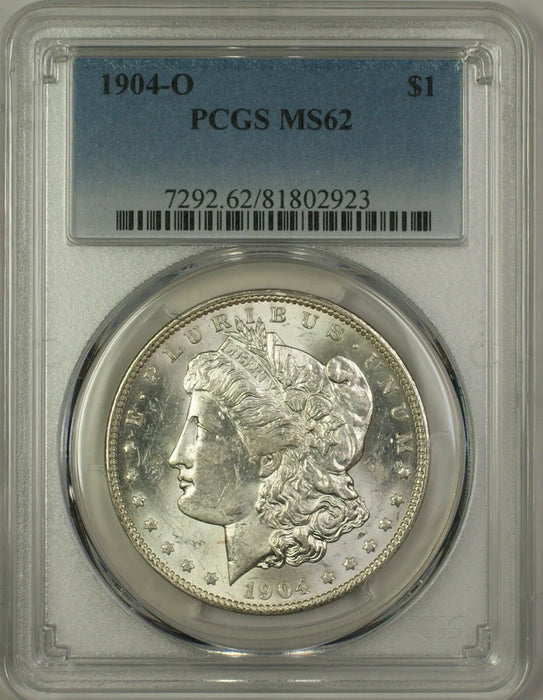 1904-O Morgan Silver Dollar $1 PCGS MS-62 (Better Coin) (14c)