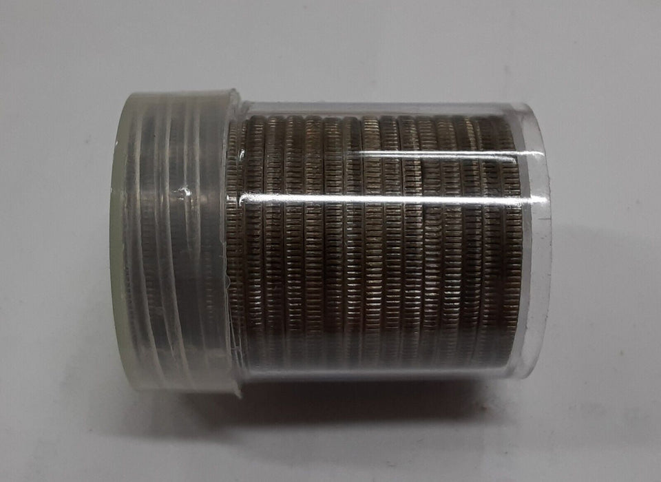1968-D BU Kennedy Half Dollar Roll 40% Silver - 20 Coins in Tubes/OBW