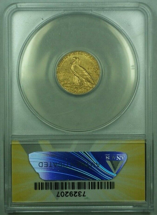 1910 Indian Head Quarter Eagle $2.50 Gold Coin ANACS AU-53