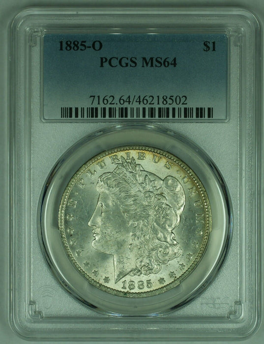 1885-O Morgan Silver Dollar  PCGS MS-64    (25B)