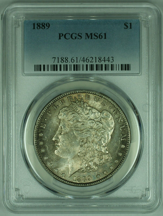 1889 Morgan Silver Dollar  PCGS MS-61 W/Toning  (25)