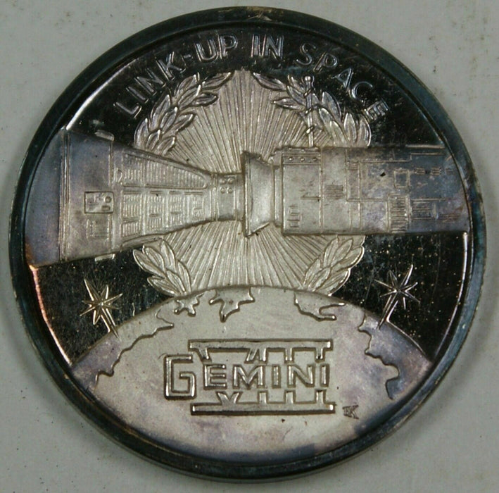 Gemini 8 Commemorative Silver Medal, Honoring History of American Men in Space