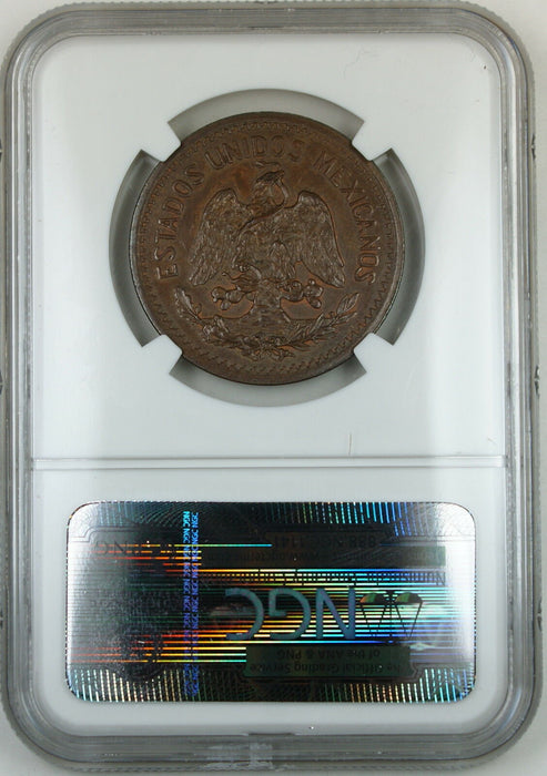 1935 MO Mexico 10 Centavos Bronze, NGC MS-64 BN