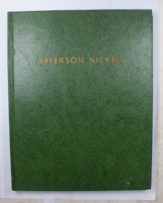 Whitman Used Empty Coin book Jefferson Nickels Folder 9207