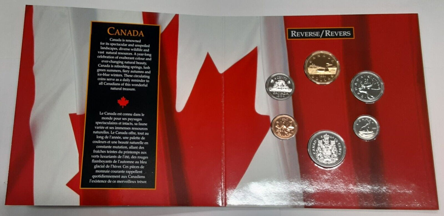 1994 Oh Canada! Six Coin Uncirculated Set Ensemble-In RCM OGP