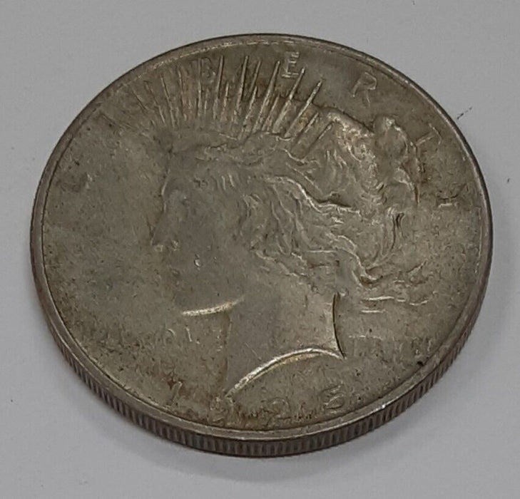 1925 Peace Stickered Silver Dollar - Souvenir From Calico Ghost Town  VF