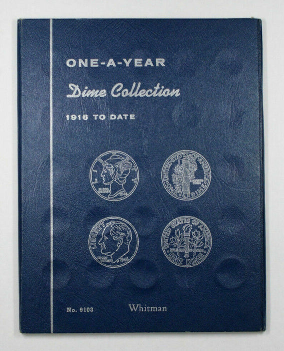 Whitman One-A-Year Dime Collection 1916-Date No. 9103