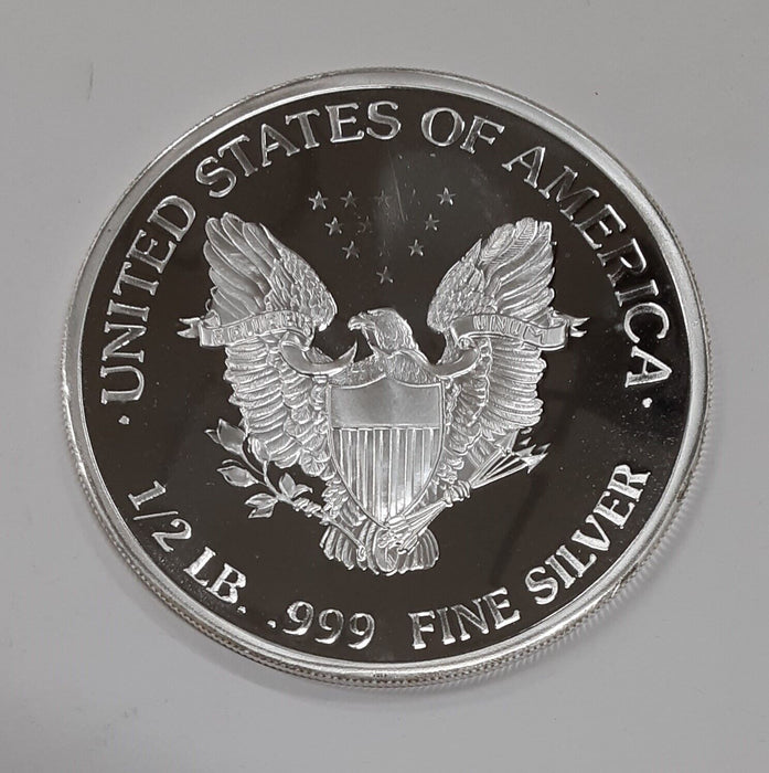 2004 Silver Eagle Design 6 Troy Oz. Silver Round  Proof-Like in Capsule
