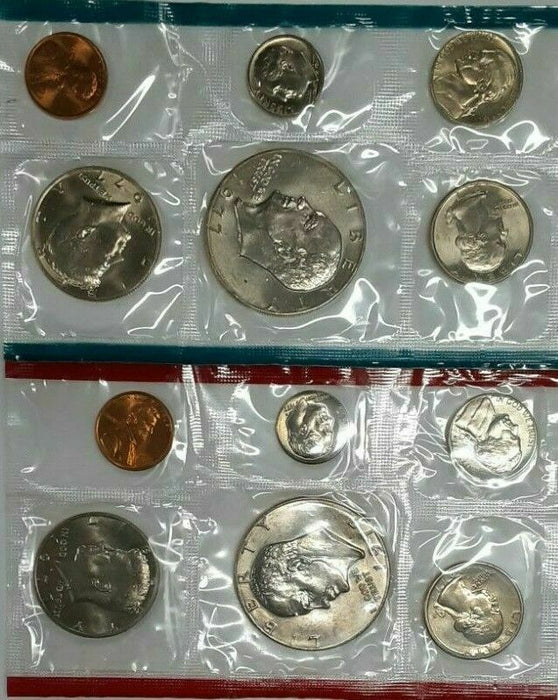 1977 US Mint Set Brilliant Uncirculated as Issued with OGP