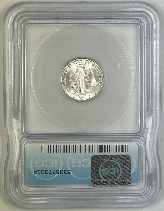 1945 Mercury Silver Dime 10c Coin ICG MS 65 (54) A