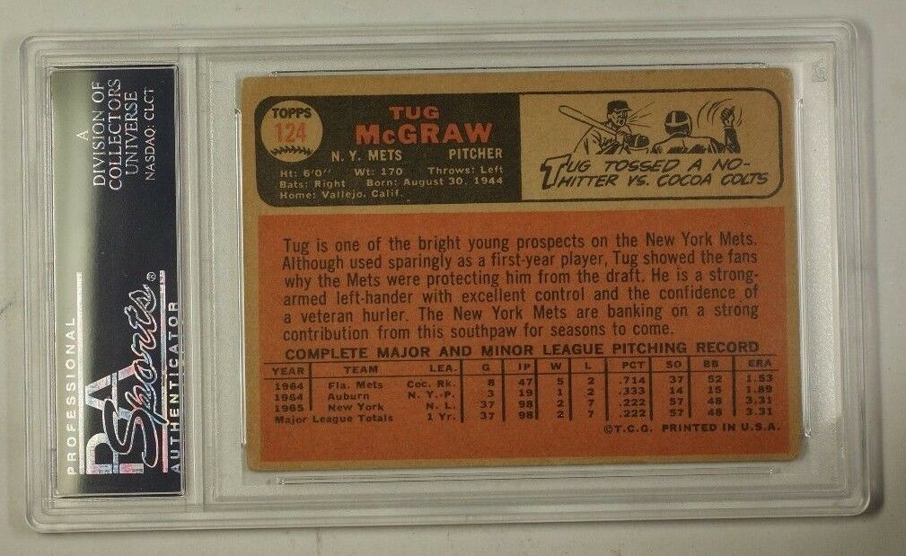 tug mcgraw baseball card