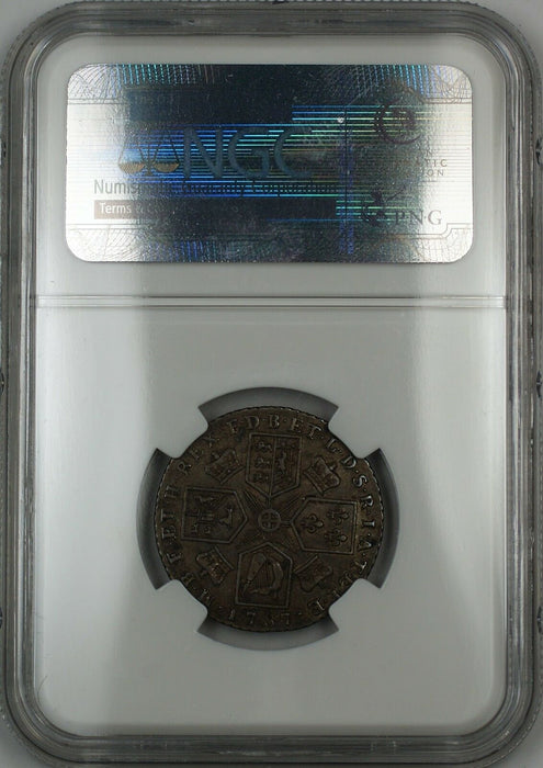 1787 Britain 1 Shilling Silver Coin ESC-1225 Hearts George III NGC XF-45 AKR