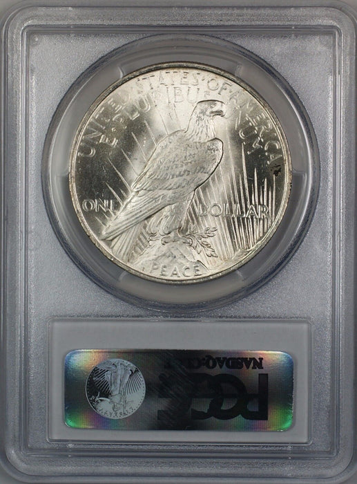 1922 Silver Peace Dollar $1 PCGS MS-63 (Better Coin) (12G)