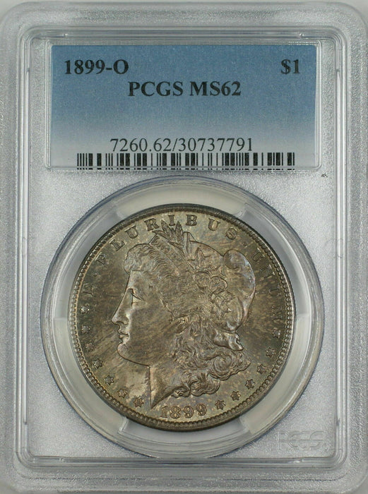 1899-O Morgan Silver Dollar $1 PCGS MS-62 Toned (Better Coin) (4A)