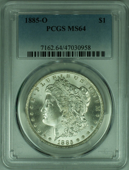 1885-O Morgan Silver Dollar Coin  PCGS MS-64   (39G)