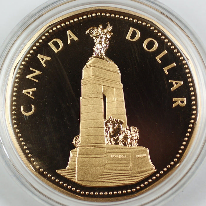 1994 Canada Remembrance Proof Bronze Dollar-w/Box & COA