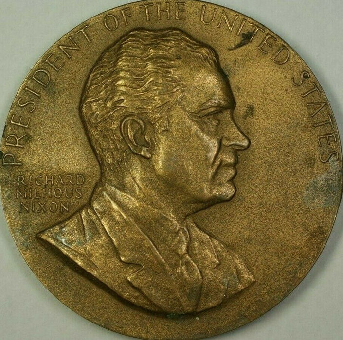 1969 Richard Nixon Inaugural Bronze Medal 7.3 Oz
