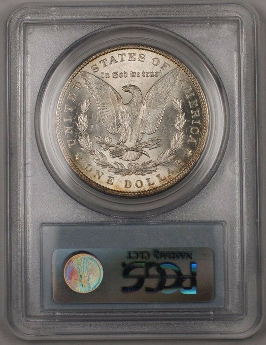 1886 US Morgan Silver Dollar Coin $1 PCGS MS-64 Lightly Toned (Better) Br6 I