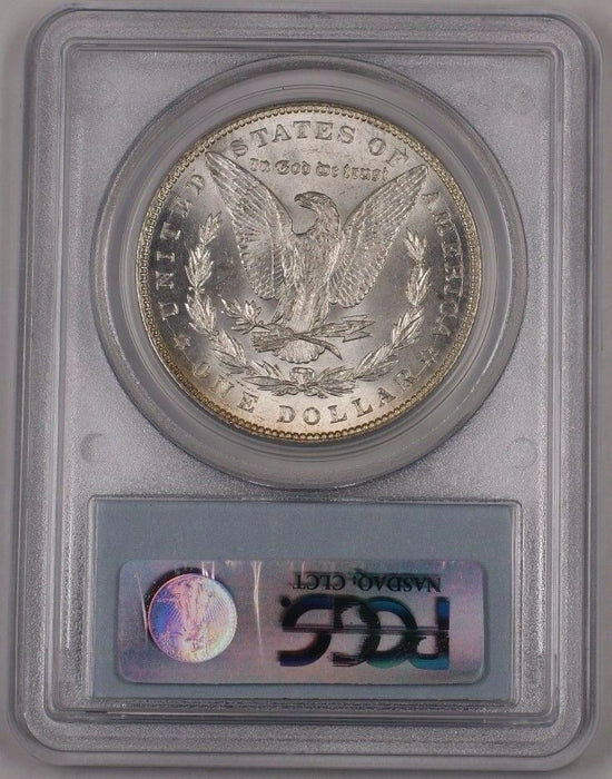 1887 US Morgan Silver Dollar Coin $1 PCGS MS-64 (Better) Br7 C
