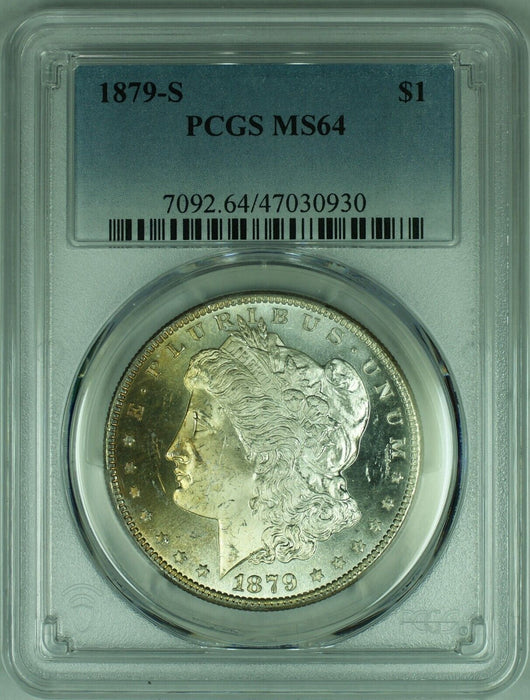 1879-S Morgan Silver Dollar Semi Proof-Like  PCGS MS-64   (35H)