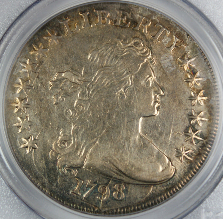 1798 Draped Bust Silver Dollar, PCGS XF Details B-29 BB-119 *Better Coin*