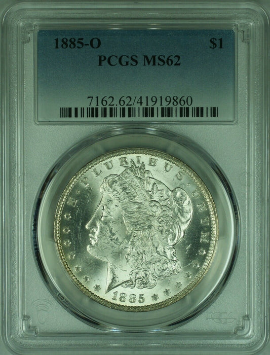 1885-O Morgan Silver Dollar S$1 PCGS MS-62  (35A)