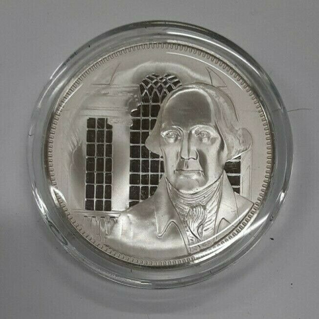 Franklin Mint Sterling Silver Medal Signers of the Declaration Joseph Hewes