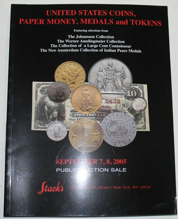 September 7-8 2005 Stack's Public Auction Sale Coin Catalog  WW6i