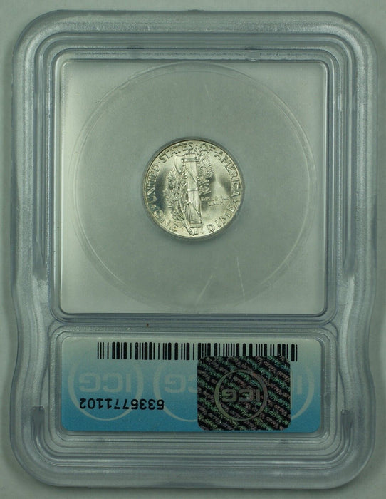 1939 Mercury Silver Dime 10c Coin ICG MS 66 (Looks Better) (53) B
