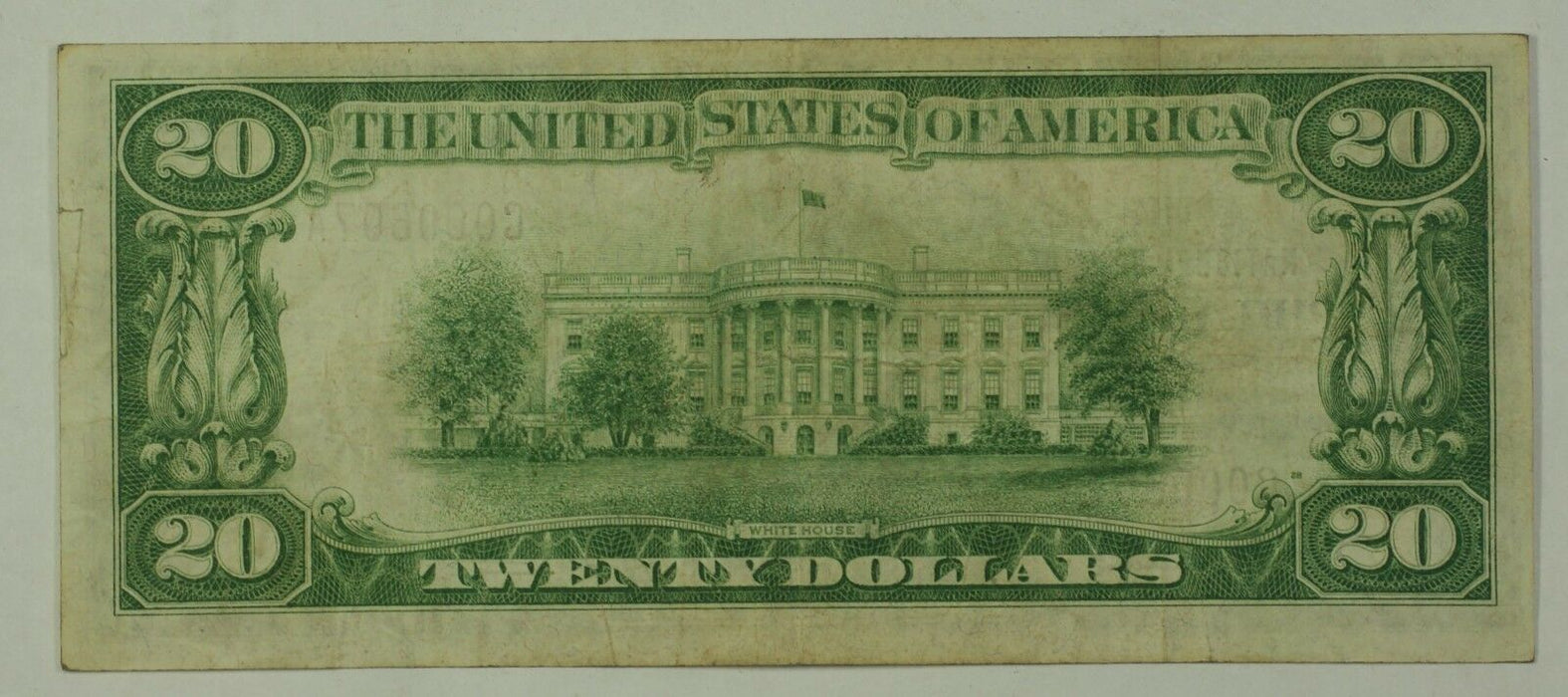 Series of 1929 $20 National Banknote Philadelphia PA  # 13180 Very Fine WW