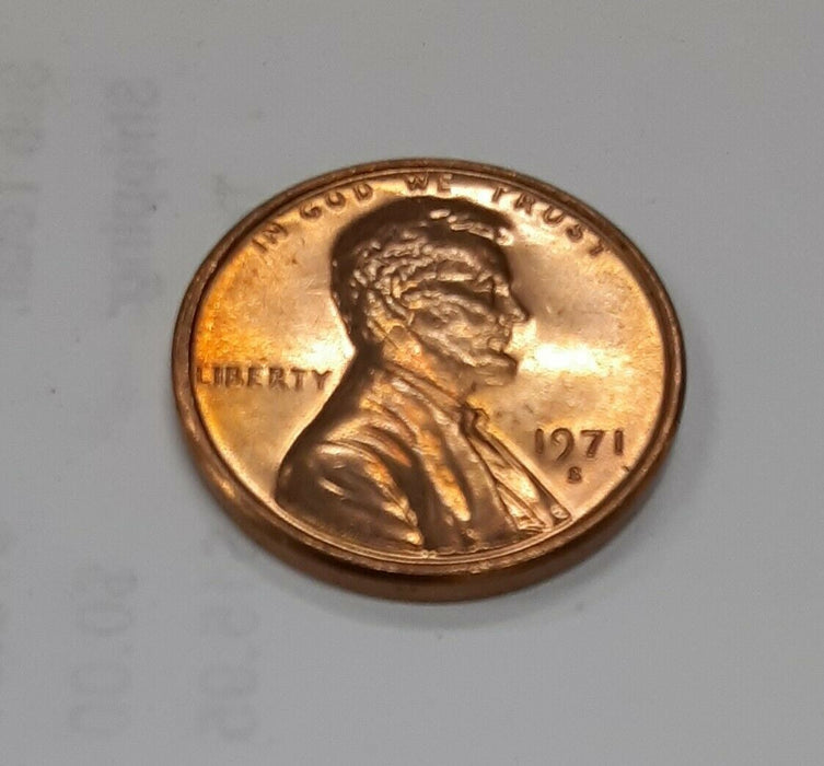 1971-S Souvenir Mint Visit Penny Bag US Mint Cents 20 BU Coins Total