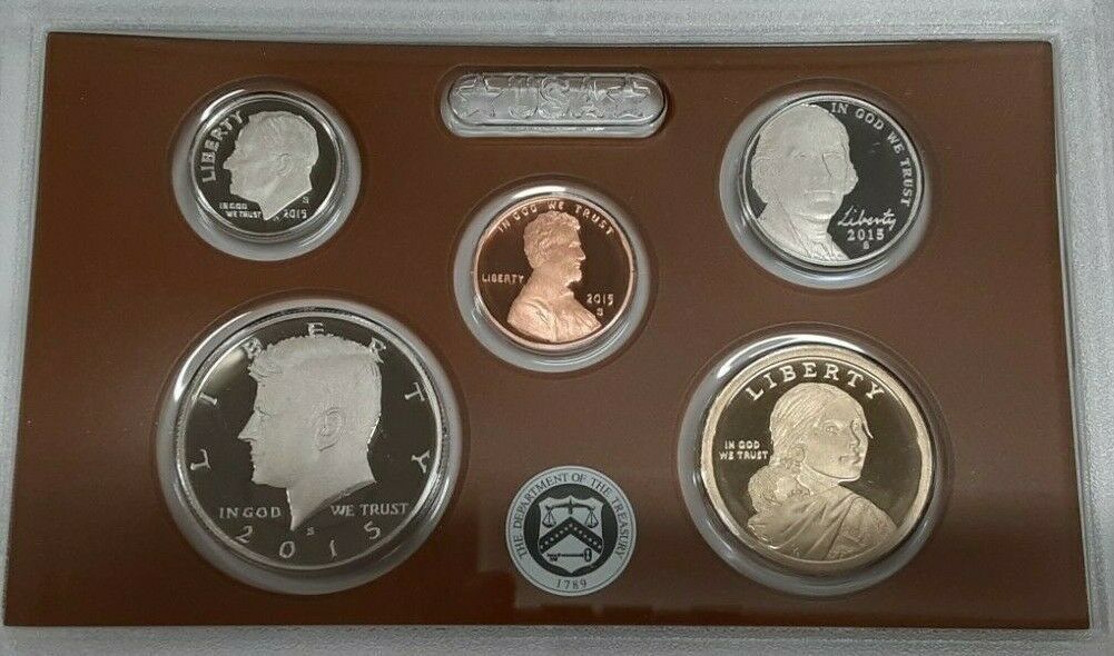 2015-S US Mint 14 Coin Proof Set as Issued in Original Mint Packaging