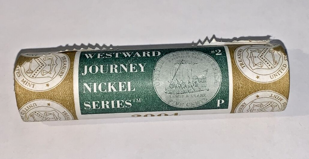 2004-P Jefferson Nickel BU/UNC $2 Roll 40 Coins Lewis & Clark