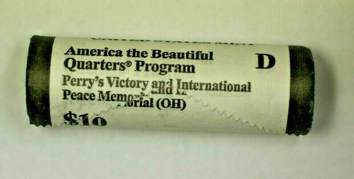 2010 D Perry's Victory ATB Quarter 25c Roll BU 50 Coins Total