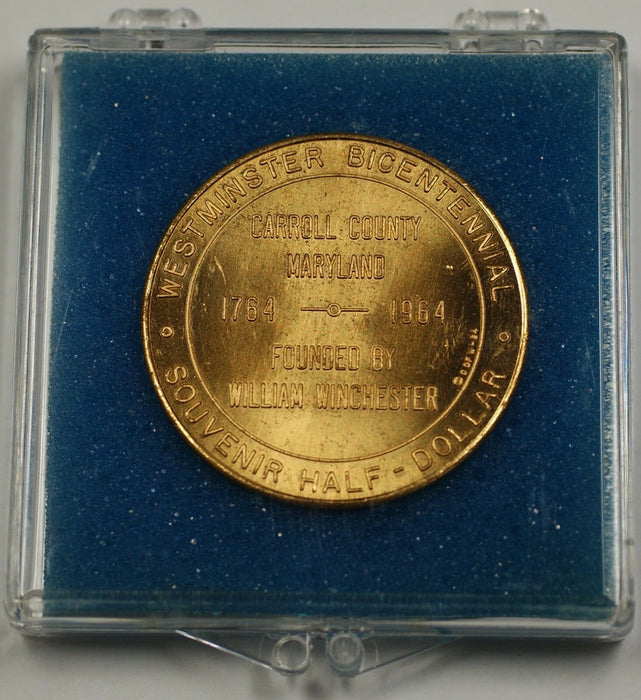 Cooperation of Westminster Bicentennial Souvenir Half Dollar 1764-1964
