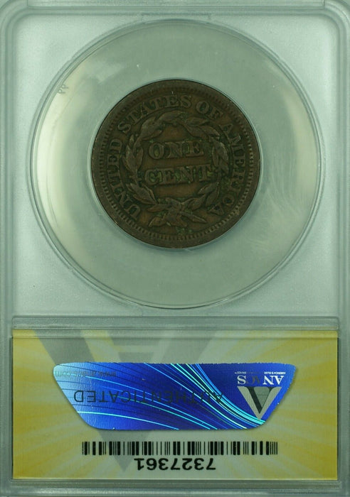 1849 Braided Hair Large Cent  ANACS VF-30 Dets Corroded-Scratched-Cleaned  (43)