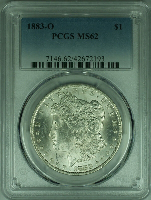 1883-O Morgan Silver Dollar Coin $1 PCGS MS-62 (37) B