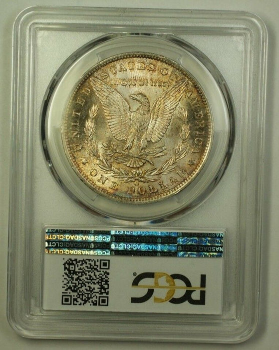 1885-O Morgan Silver Dollar $1 Coin PCGS MS-63 BU Choice Rev Toned Better (19) C