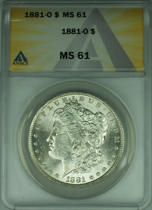 1881-O Morgan Silver Dollar $1 ANACS MS-61  (26)