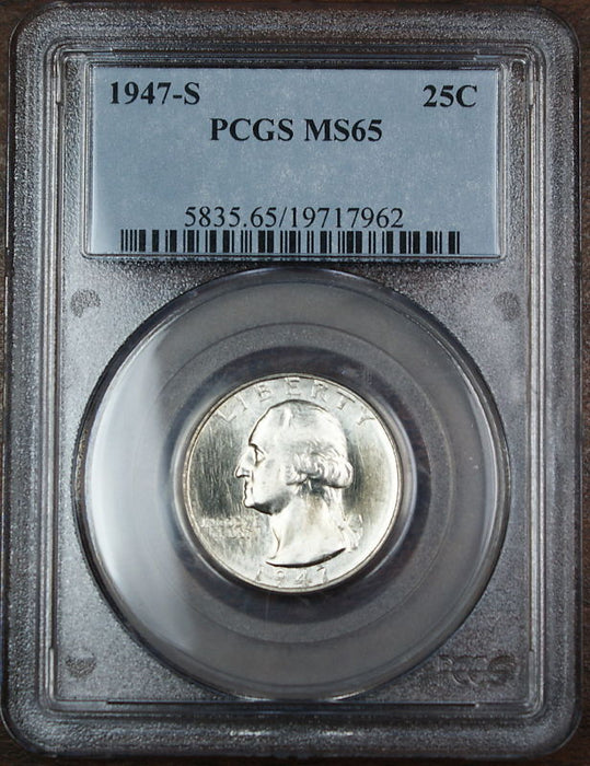 1947-S Washington Quarter, PCGS MS-65 **PROOFLIKE**