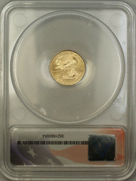 1999-W Emergency Issue $5 American GoldEagle Coin ANACS MS-70 Unfinished PR Dies