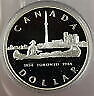 1984 Canada Silver Dollar, 150th Anniversary of Toronto, Sesquicentennial In Box