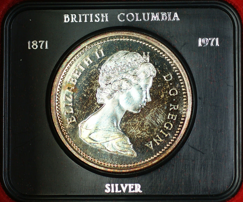 1971 Canada Silver $1 Beautifully Original Toned Obverse