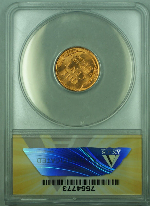 1938-S Lincoln Wheat Cent 1C Coin ANACS MS 67 RD (20)