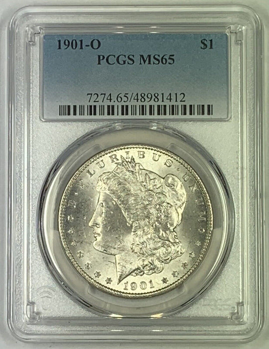 1901-O Morgan Silver $1 Dollar Coin PCGS MS 65 (6) i