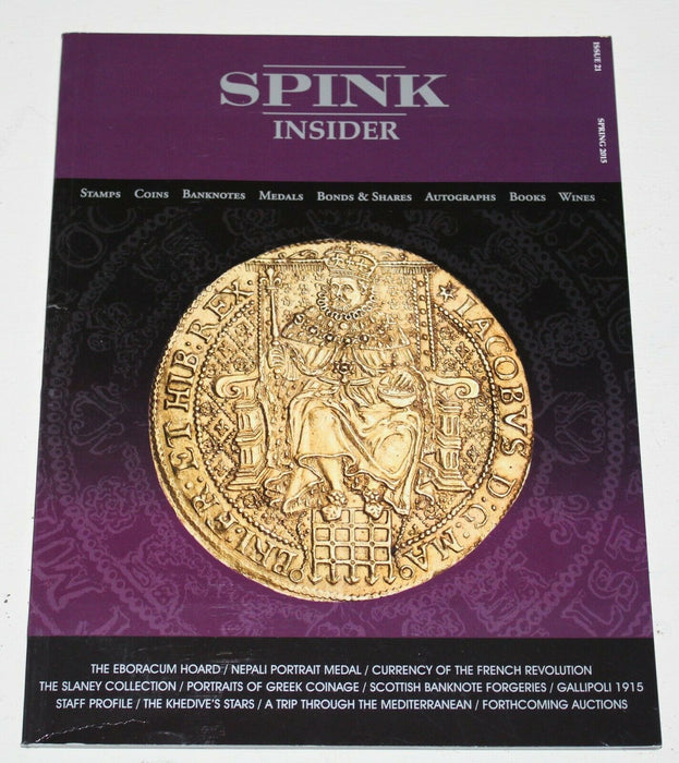 Spink Insider Collectors Catalog Spring 2015 Issue 21 WW1H