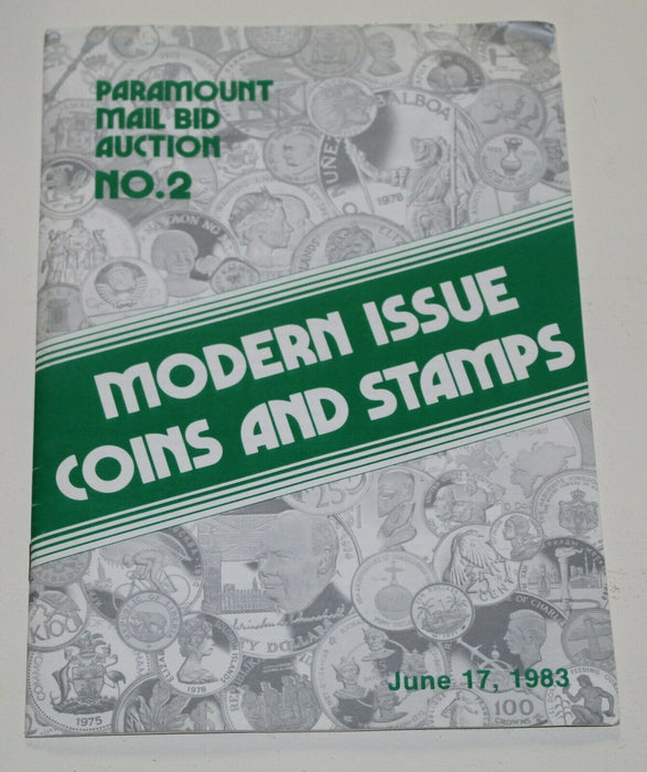 Paramount Maid Bid Auction #2 Catalog June 17 1983 Modern Coins & Stamps WW17DD