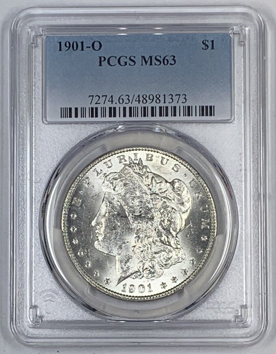1901-O Morgan Silver $1 Dollar Coin PCGS MS 63 (6) Q