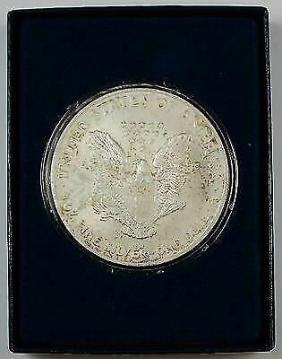 2000 Beautifully Colorized American Eagle Silver Dollar Coin White Cap